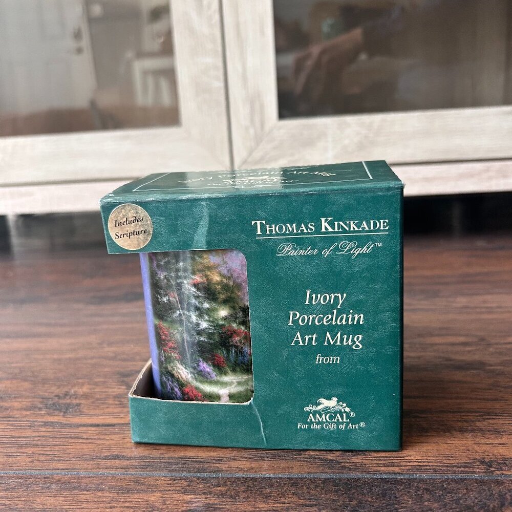 Thomas Kinkade  Ivory Porcelain Art Mug